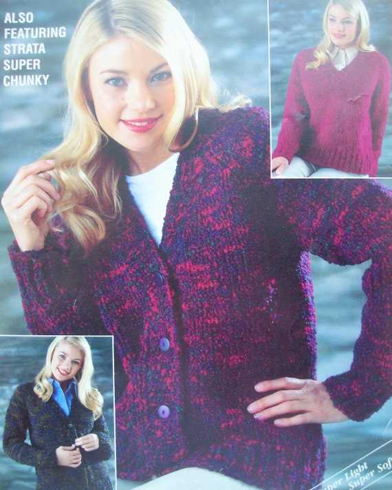 Knitting pattern for ladies raglan sleeve jumper