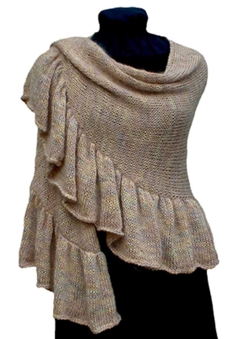 Crescent shawl knit pattern free