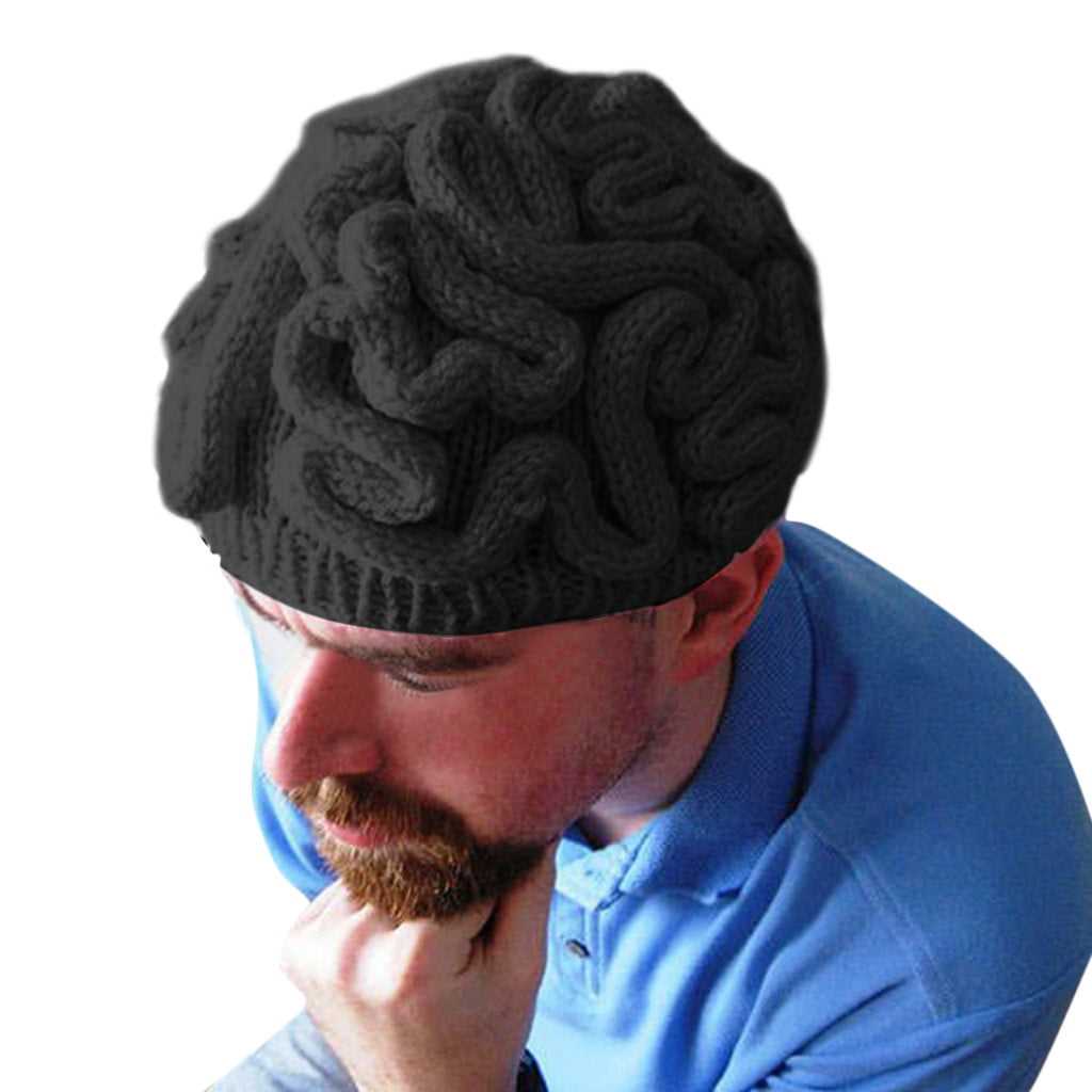 Brain beanie knitting pattern