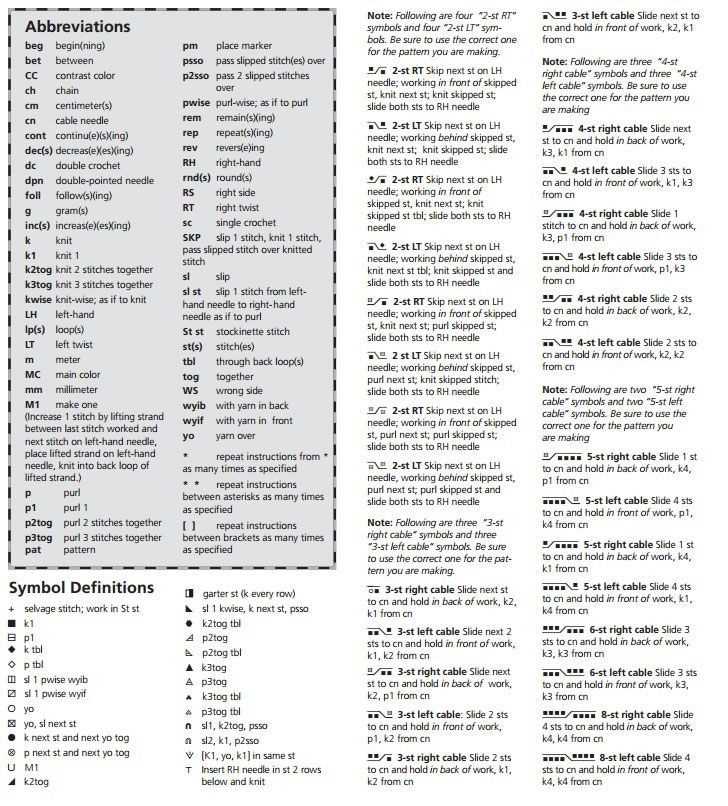 What does asterisk mean in knitting pattern