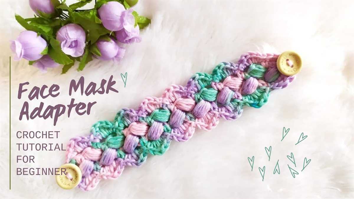 Knitted mask extender pattern