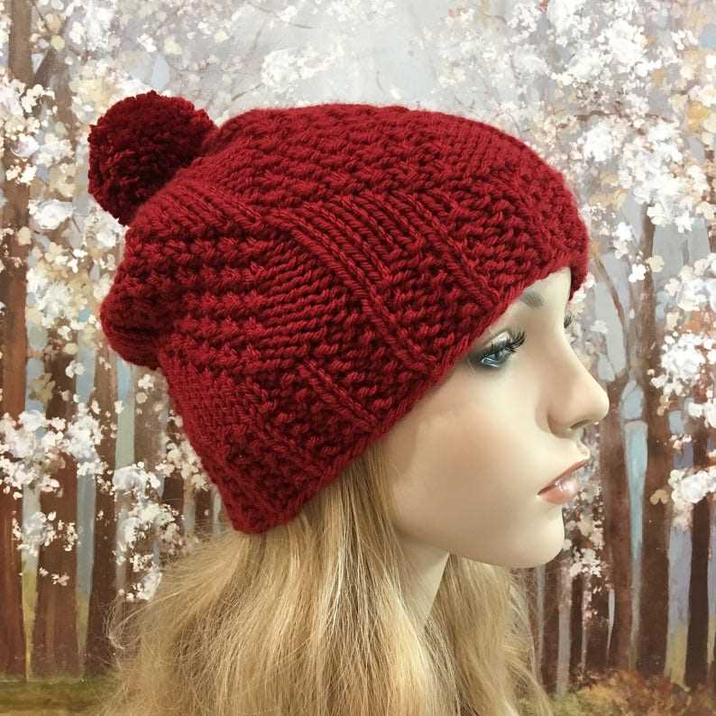 Free knitting pattern for ladies slouch hat