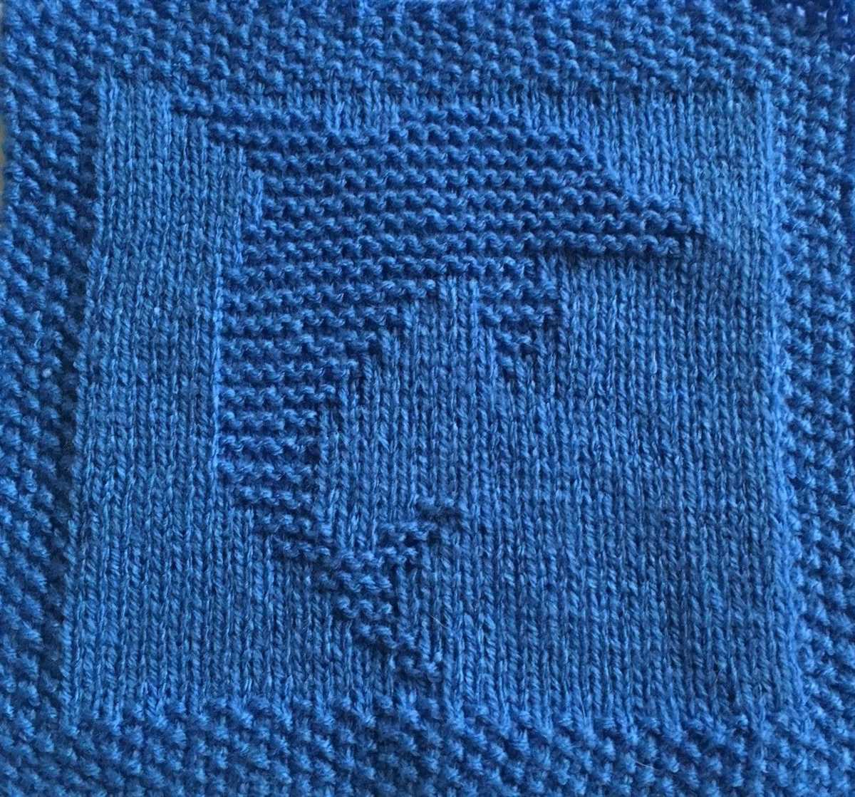 Daisy dishcloth knit pattern