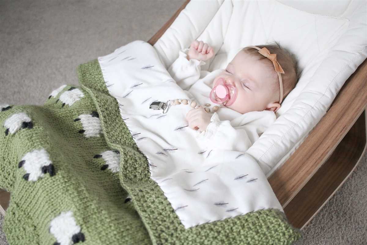 Knitted swaddle blanket pattern