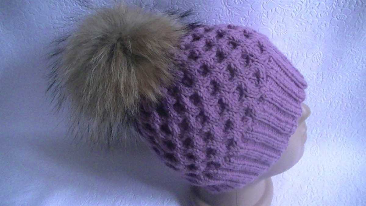 Honeycomb hat knitting pattern free