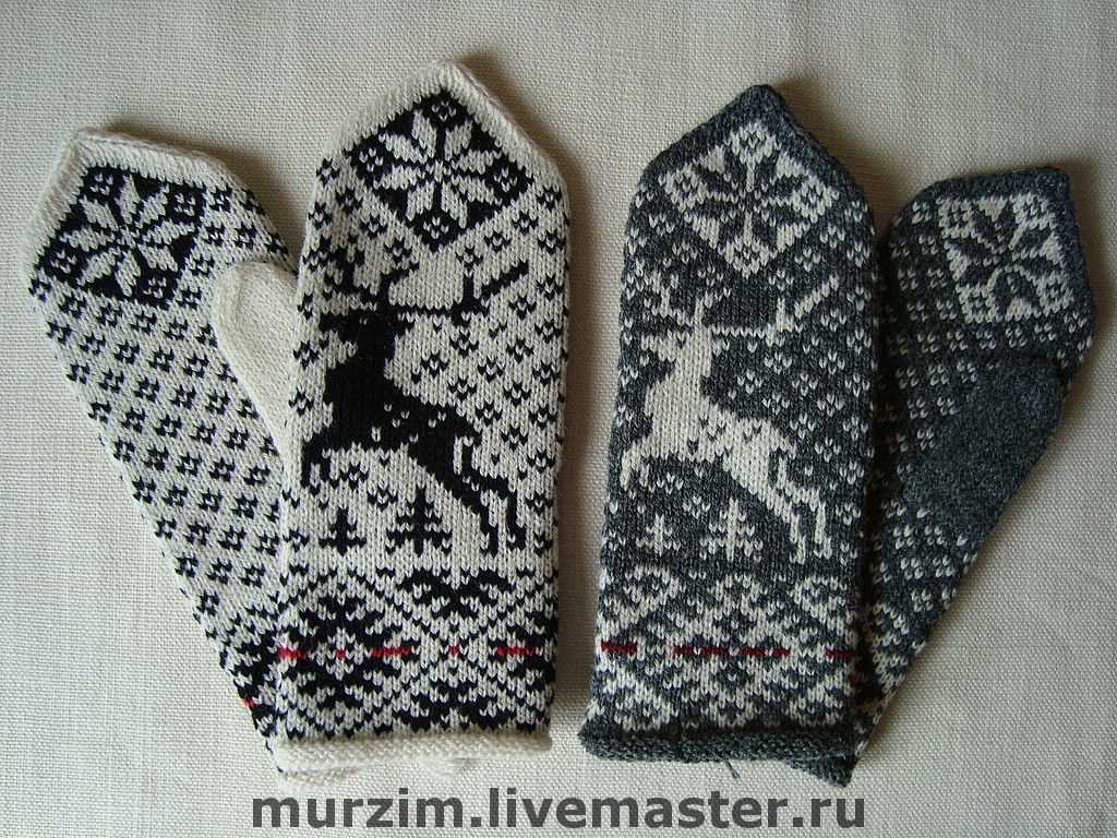 Women's mittens knitting pattern