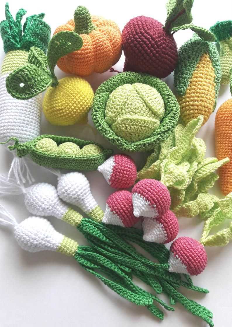 Knitted fruit and vegetables free patterns