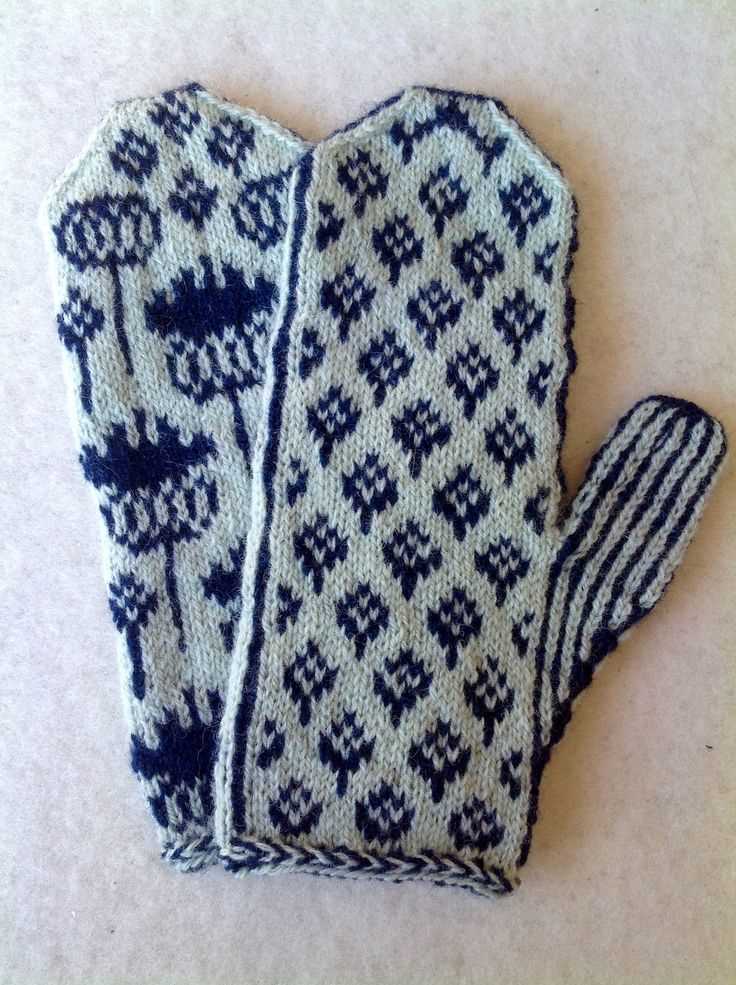 Easy mens mittens knitting pattern