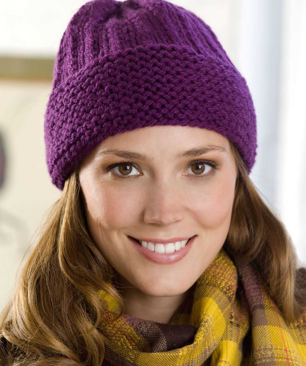 Red heart knit hat patterns
