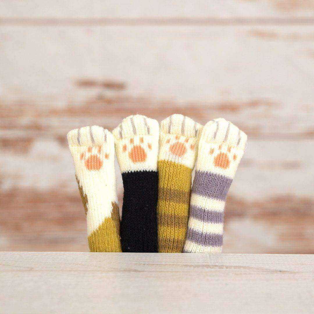 Knitted chair socks pattern