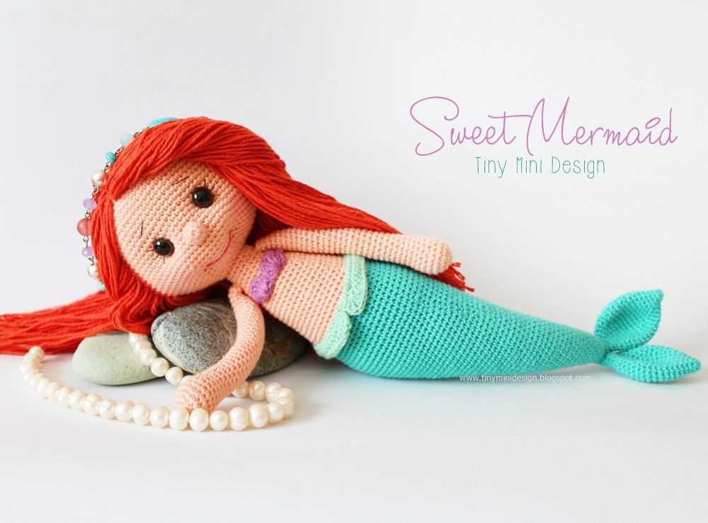 Knitted mermaid doll pattern free