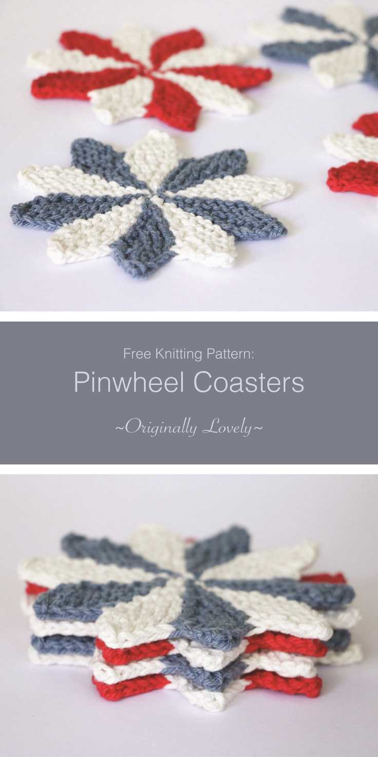 Knitted coaster pattern free