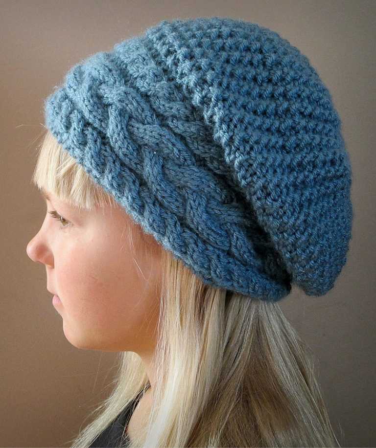 Basic beret knitting pattern