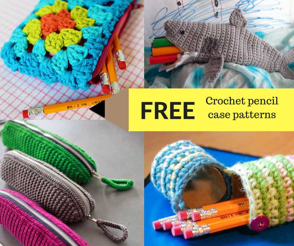 Knitted pencil case pattern