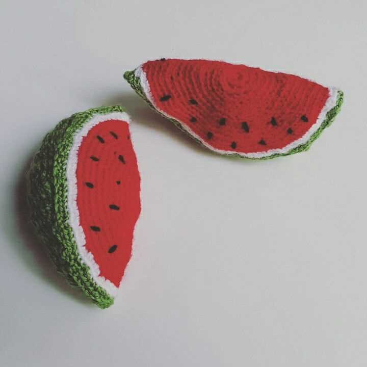 Knitting patterns for fruit and vegetables