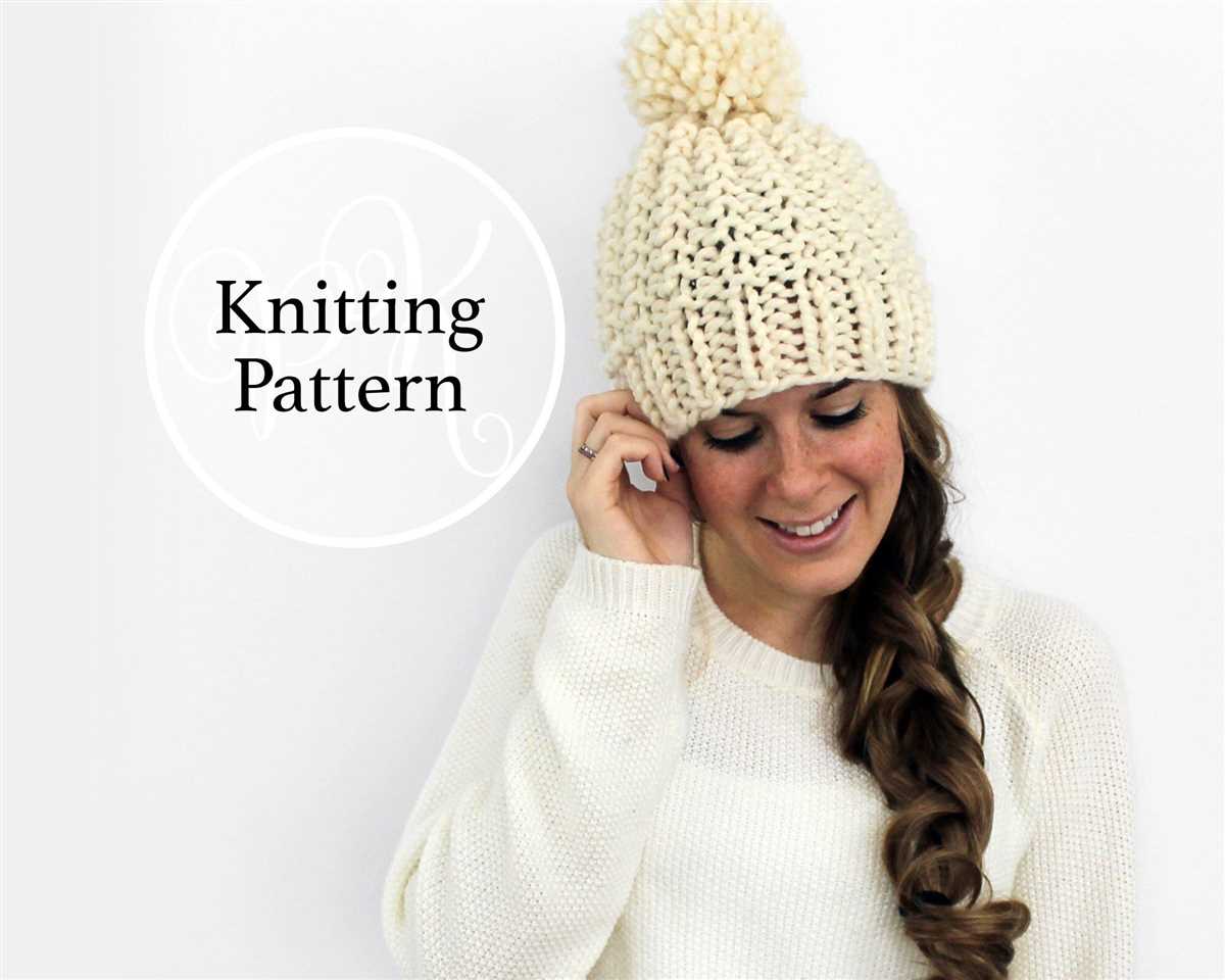 Free knit pattern for ponytail hat