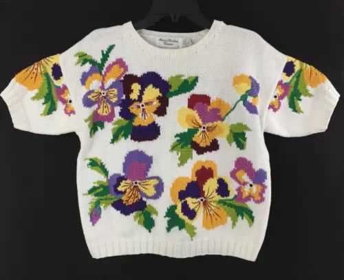 Flower sweater knitting pattern