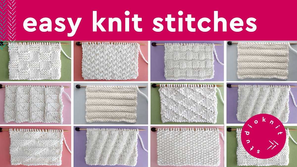 Very easy knitting patterns for beginners