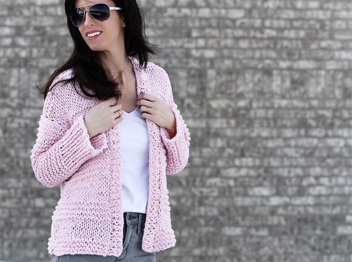 Easy knit ladies cardigan patterns