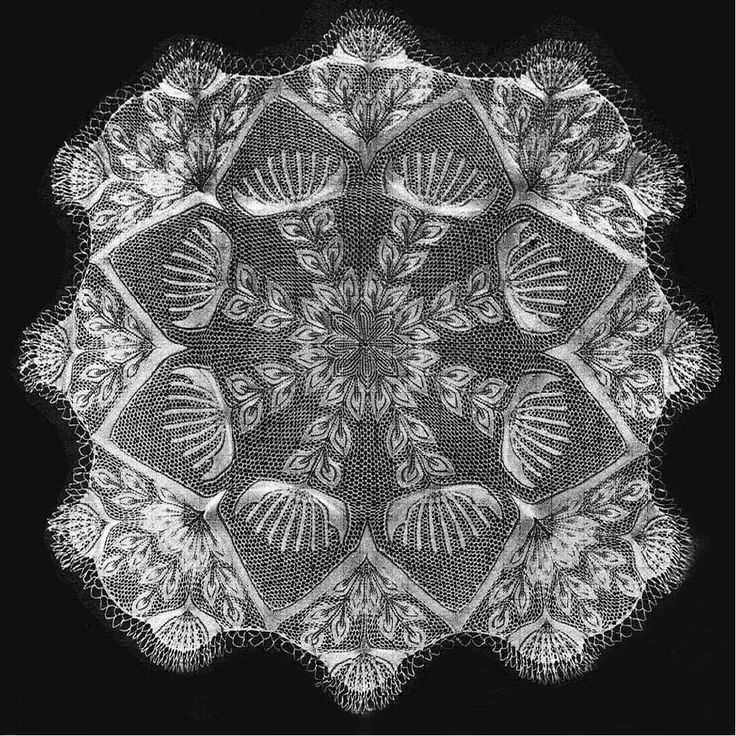 Lace knitting patterns in the round