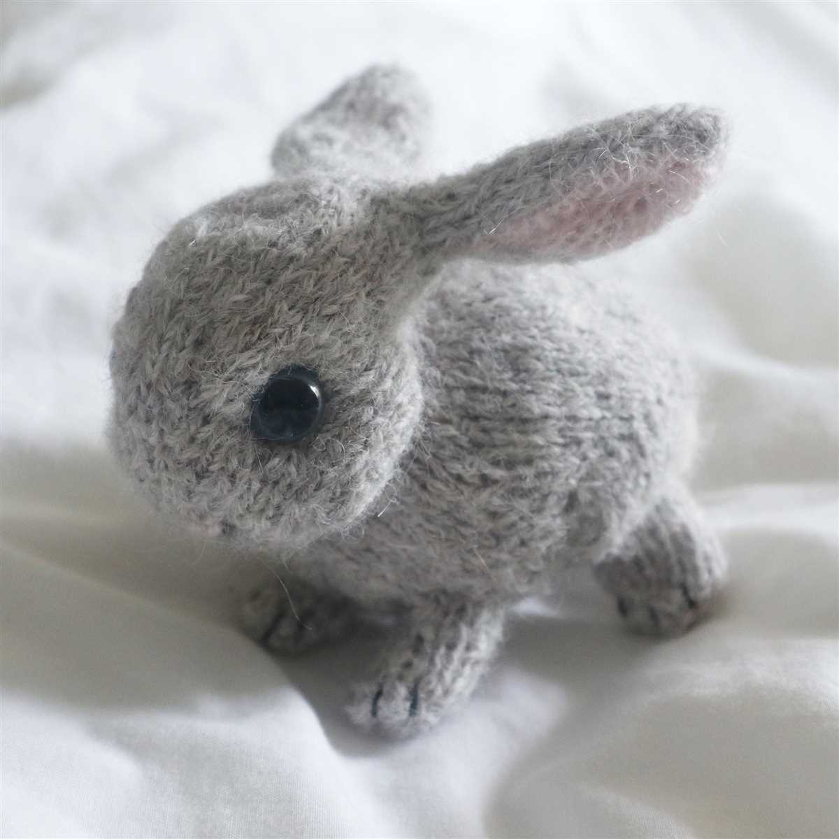 Little rabbit knitting patterns