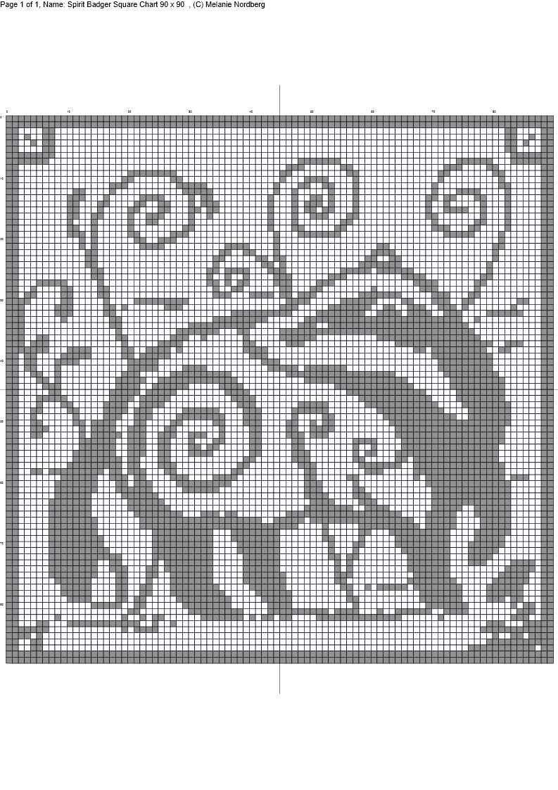 Badger knitting pattern