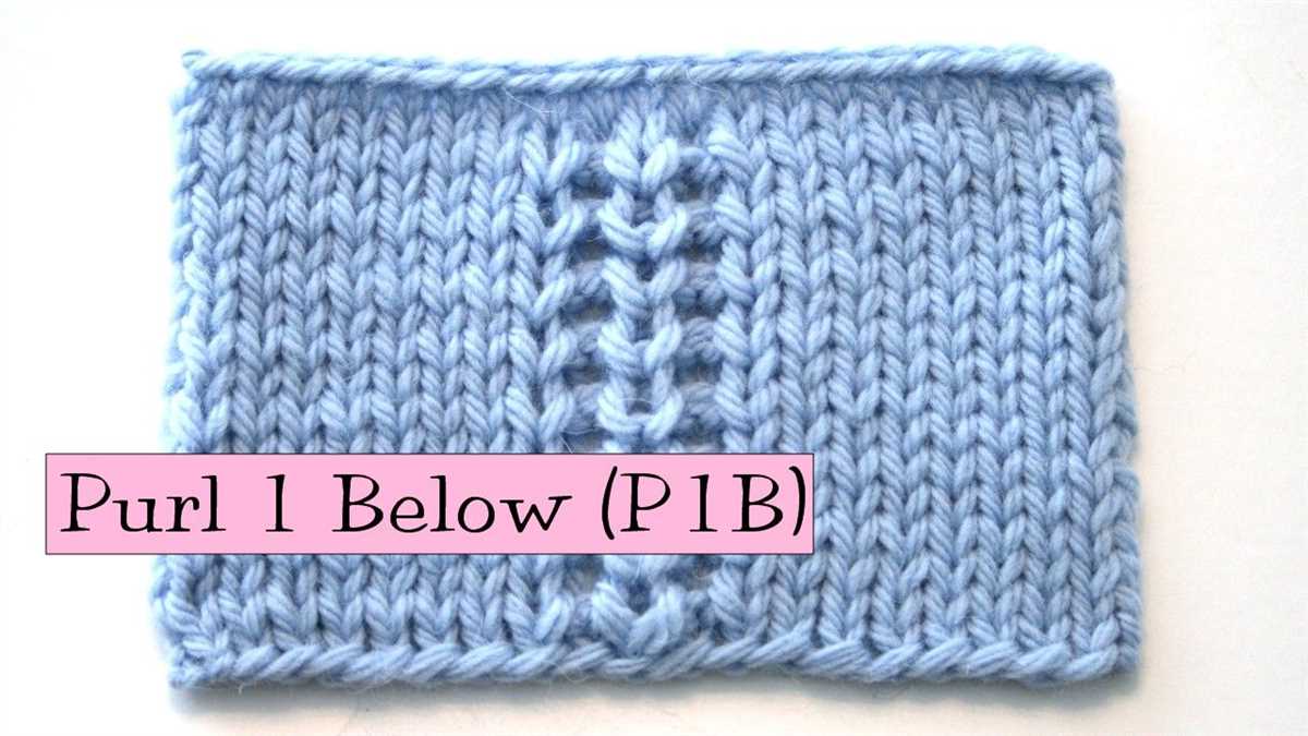 Knitting pattern tutorial videos