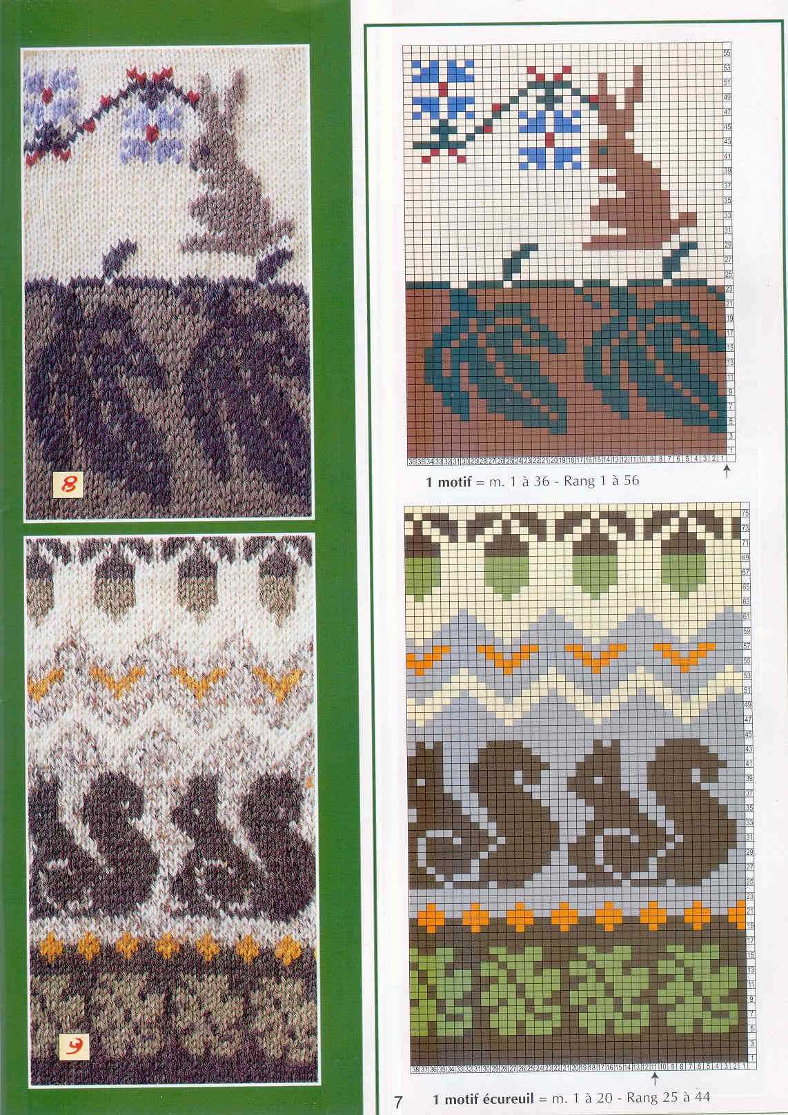 Fair isle animal knitting patterns