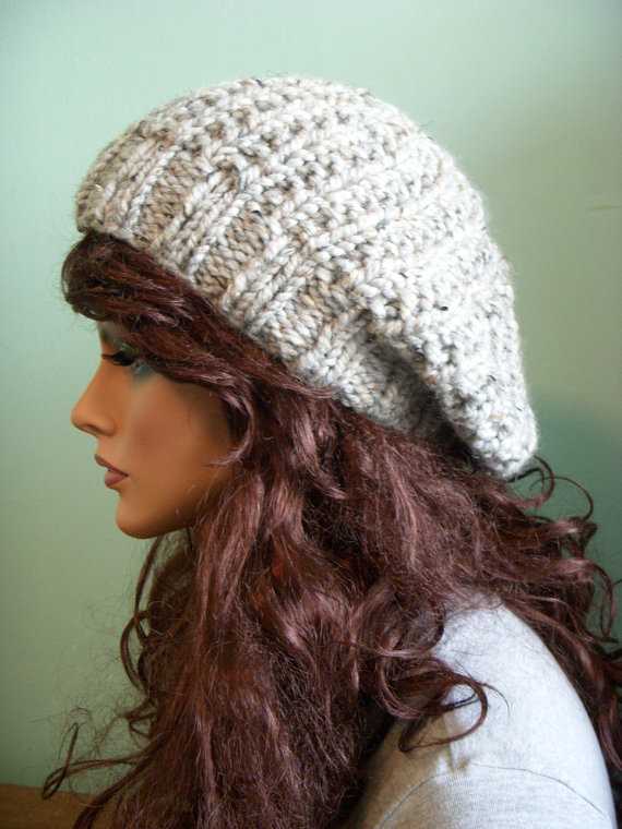 Knitted hats patterns slouchy