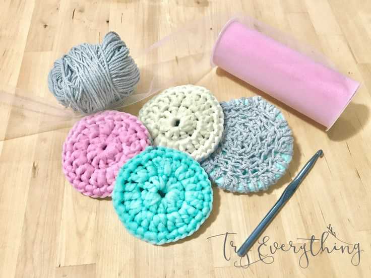 Knitted dish scrubber pattern