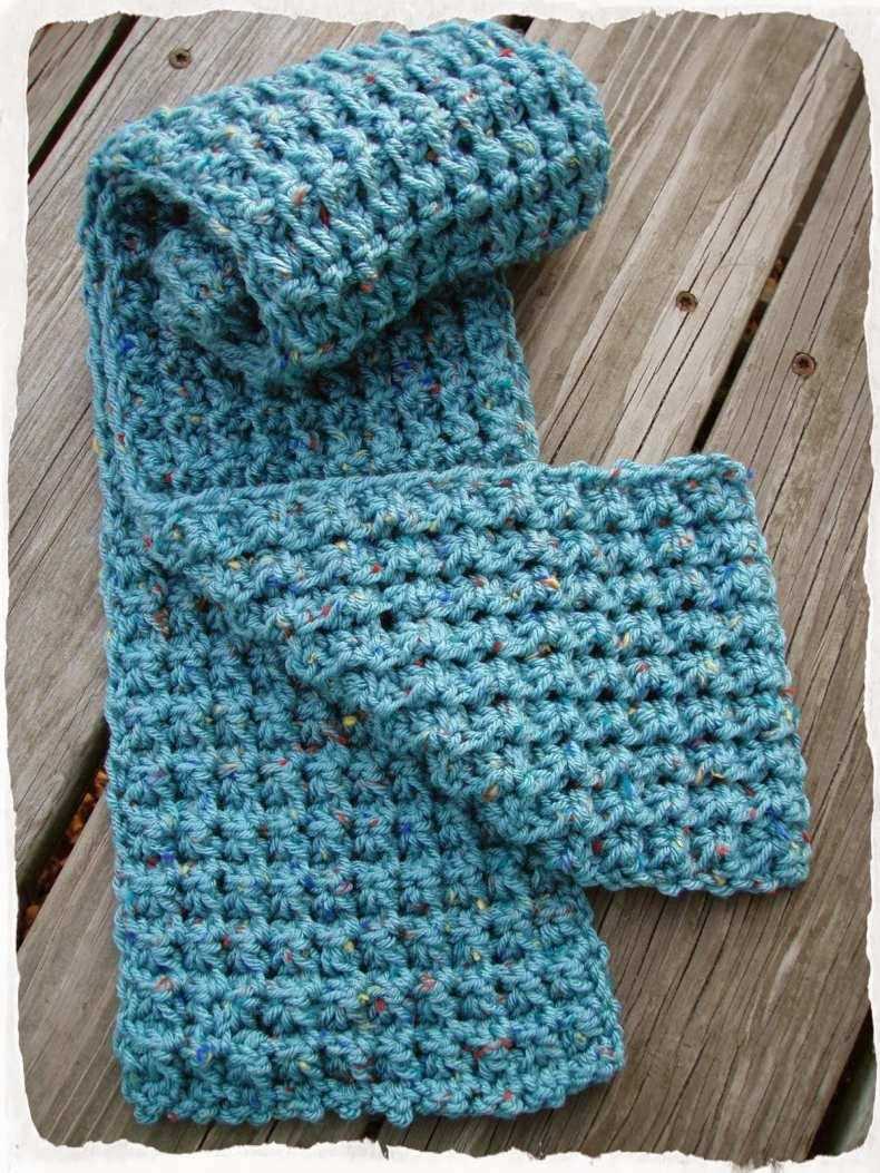 Knitted scarf pattern worsted weight yarn