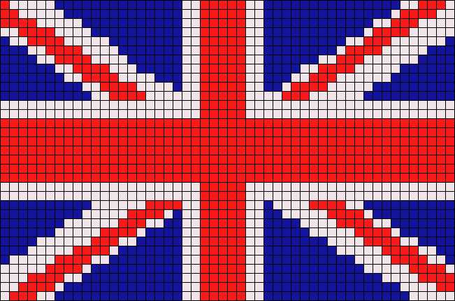 British flag knitting pattern
