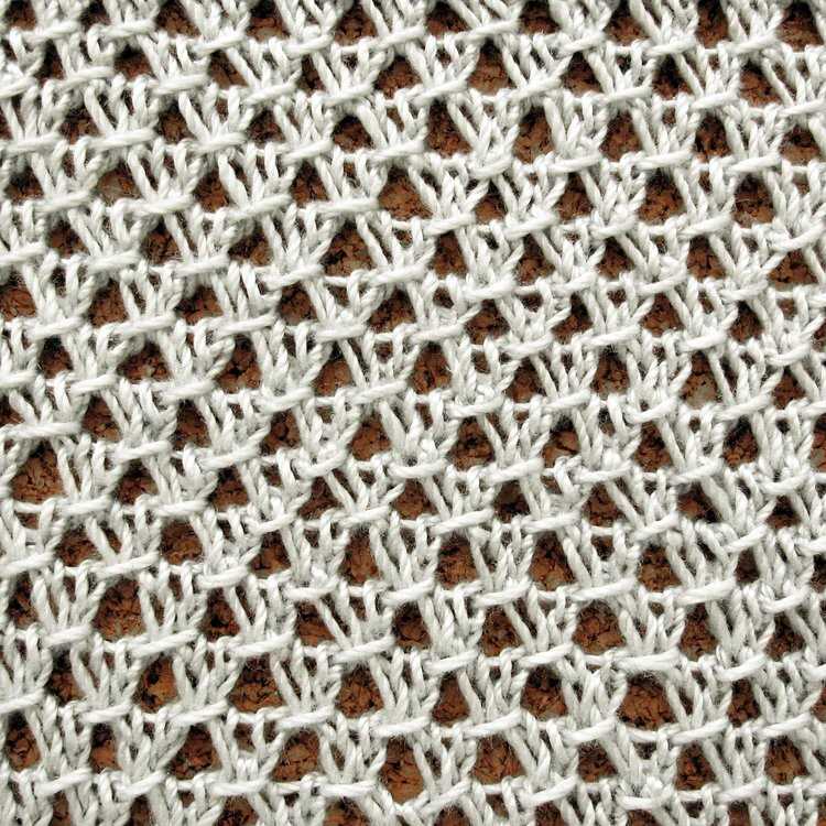 Mesh knit pattern