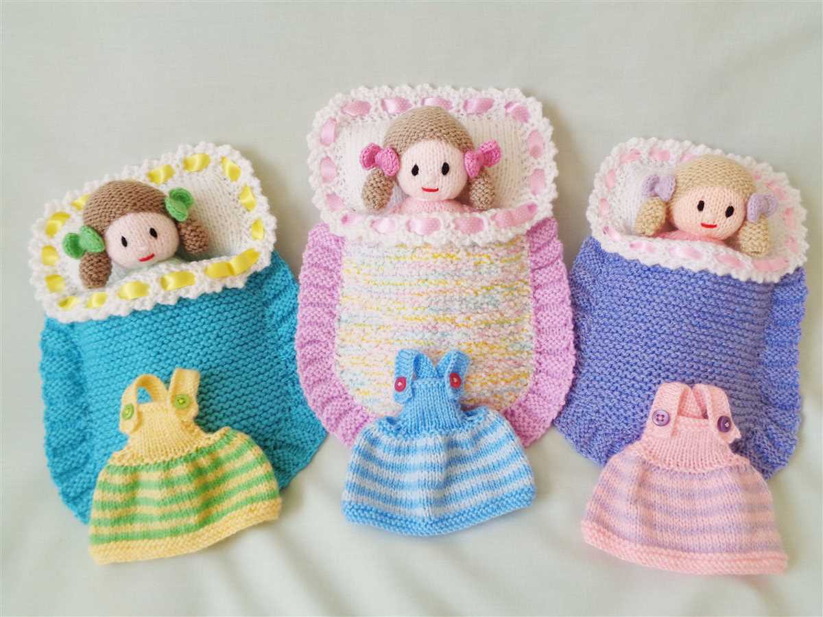 Knitting patterns for small dolls clothes