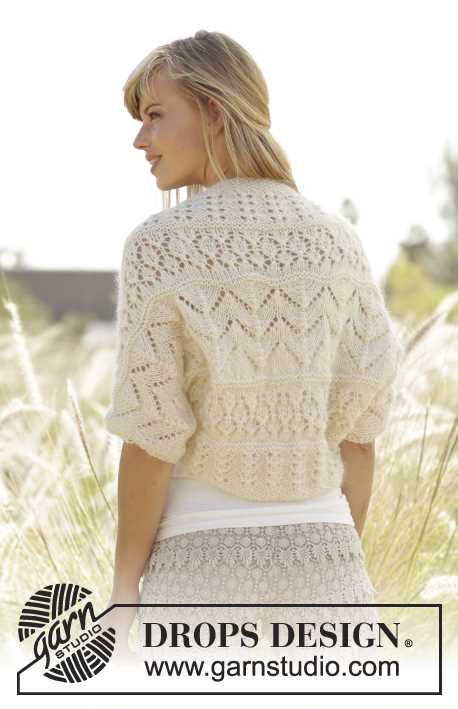 Free lace shrug knitting pattern