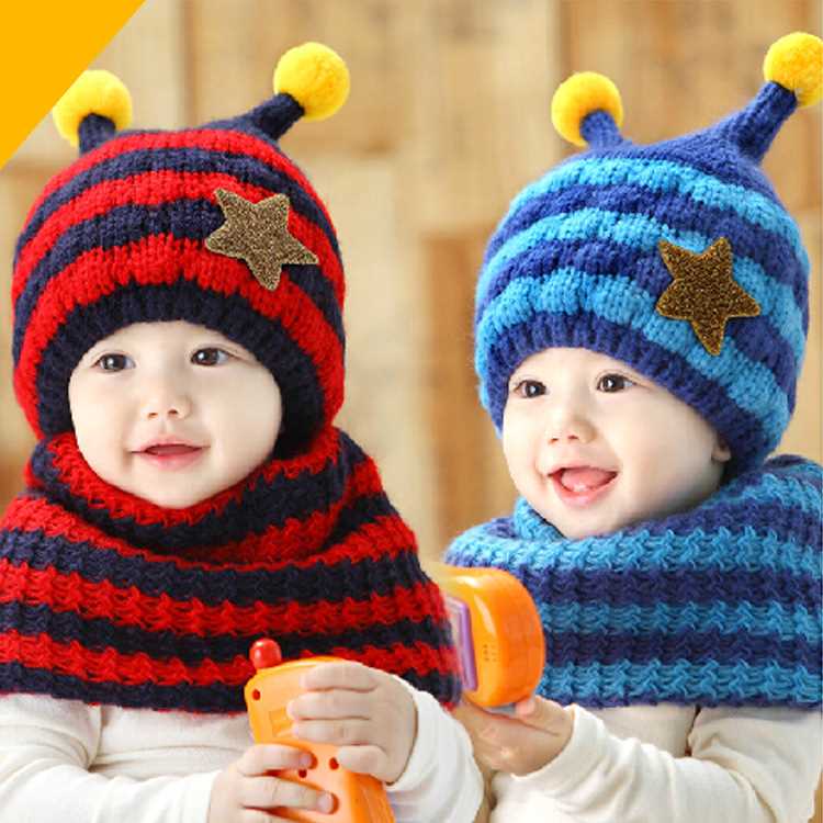 Childrens hat and scarf set knitting pattern