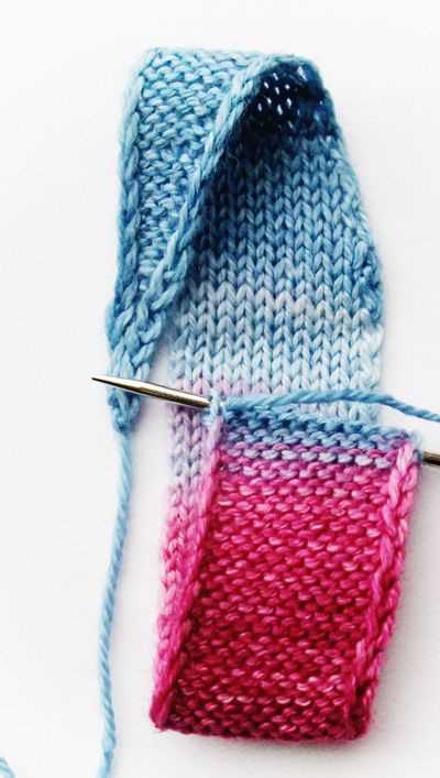Slip stitch knit hat pattern