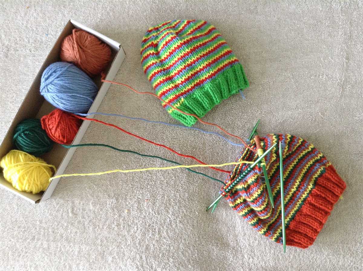 Helical knitting in pattern