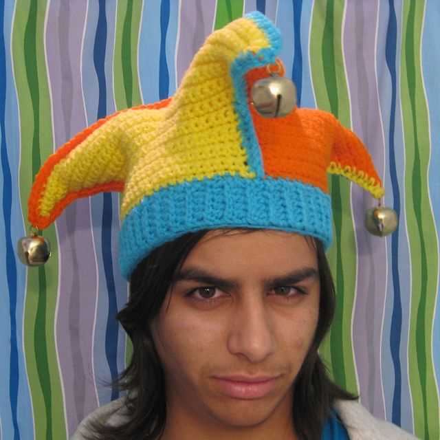 Knitted jester hat pattern free