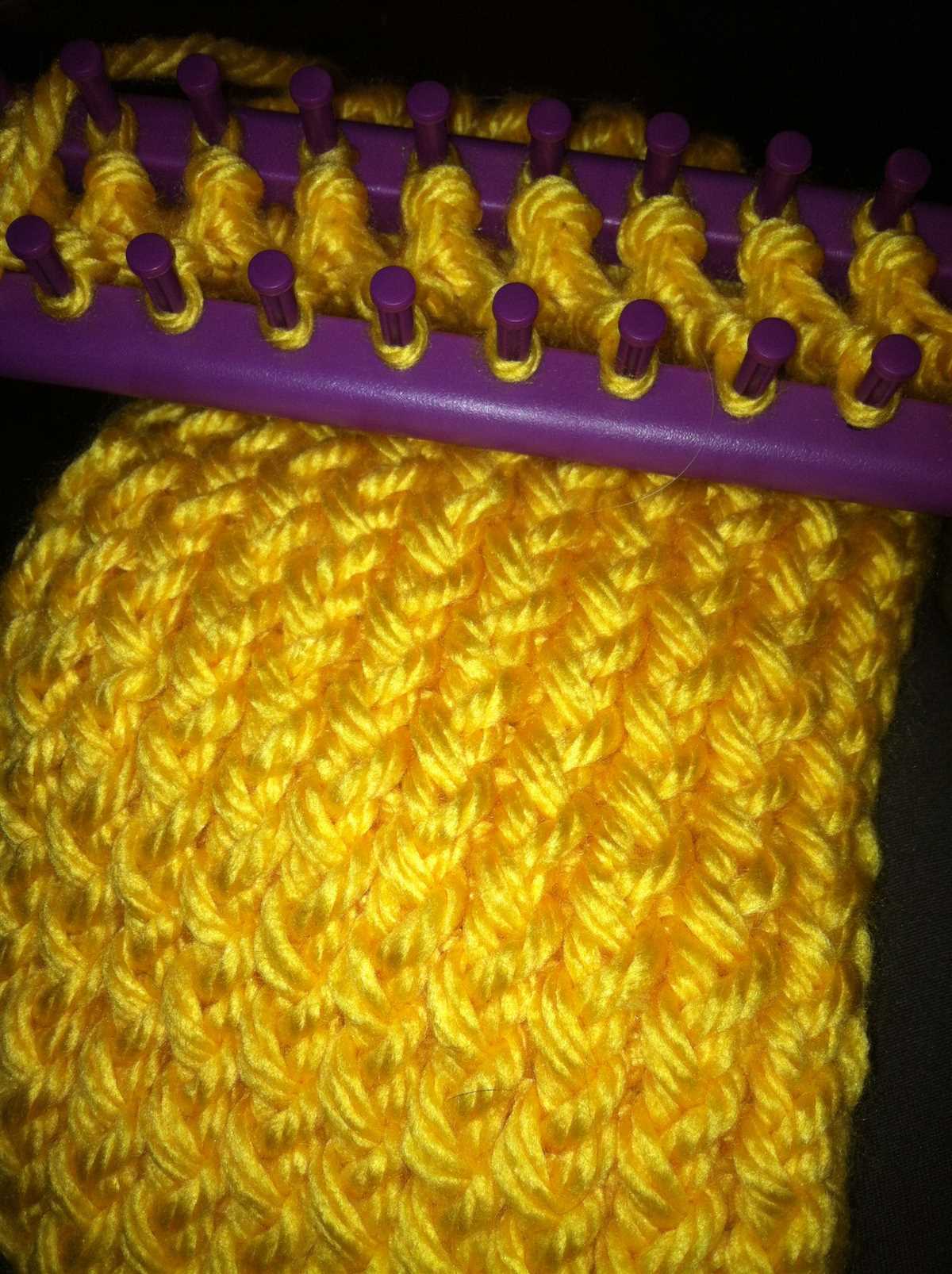 Spool loom knitting patterns