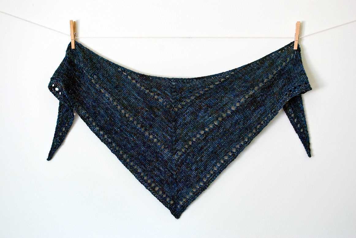 Simple shawl knitting pattern free