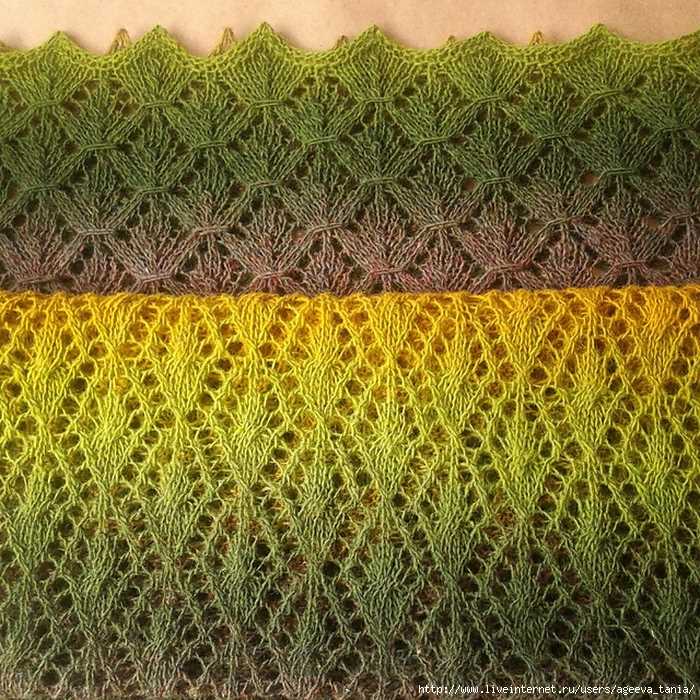 Shoulder shawl knitting pattern
