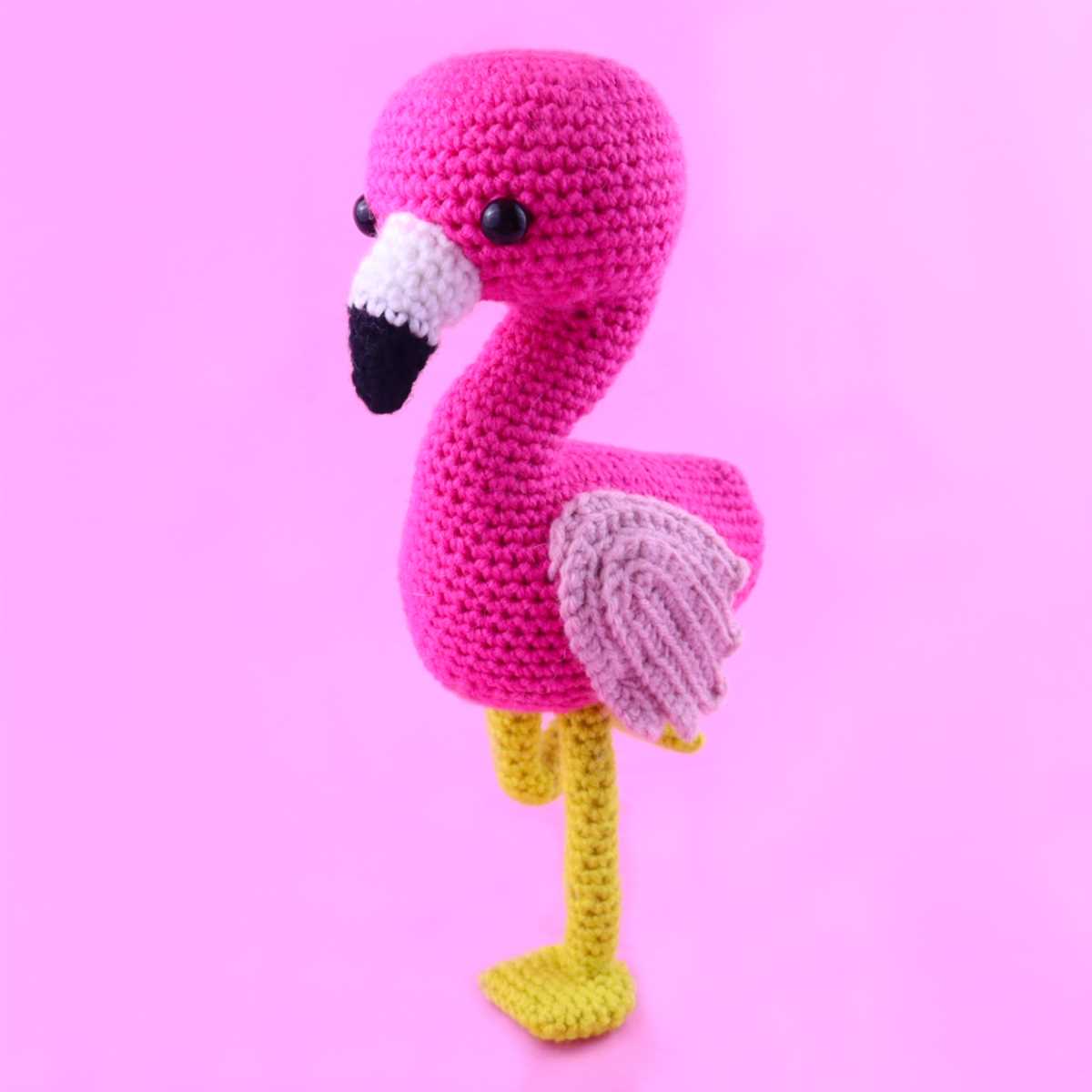 Free flamingo knitting pattern