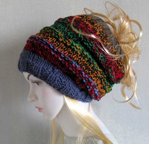 Hats for dreads knit patterns