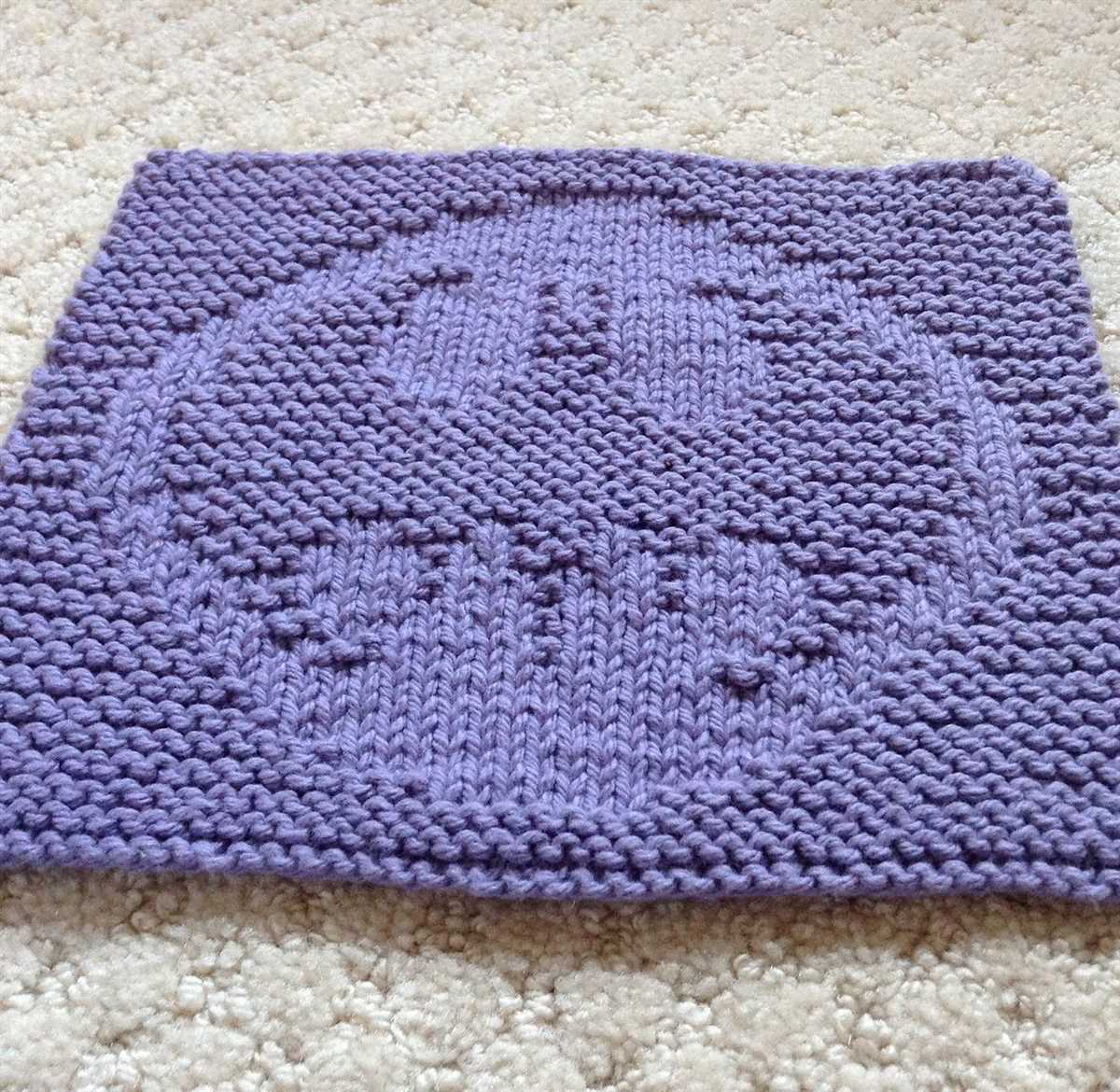 Free square knitting patterns