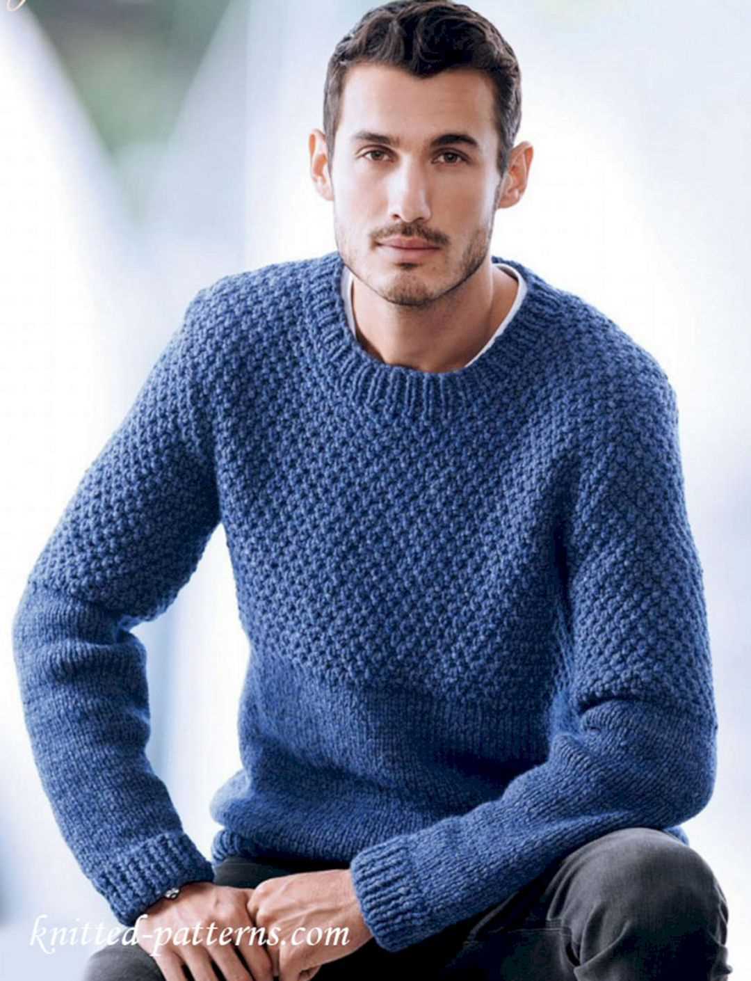Mens pullover sweater knitting pattern free