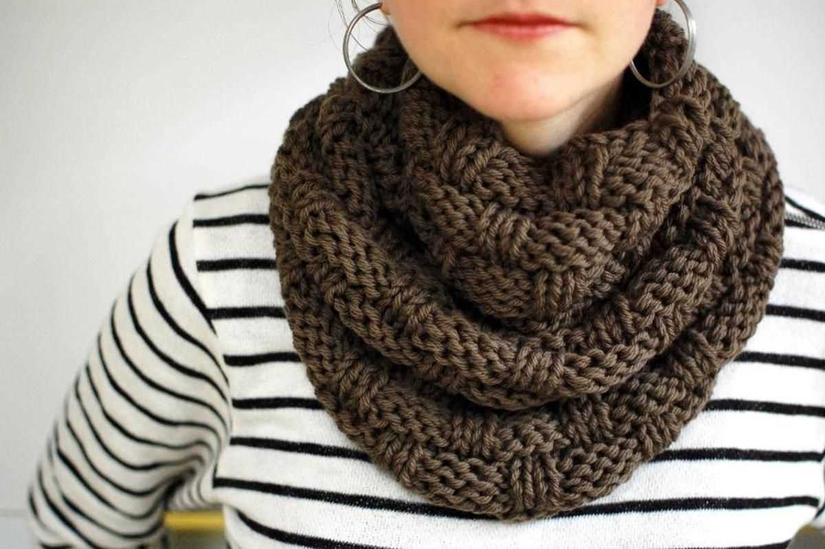 Knit a scarf pattern