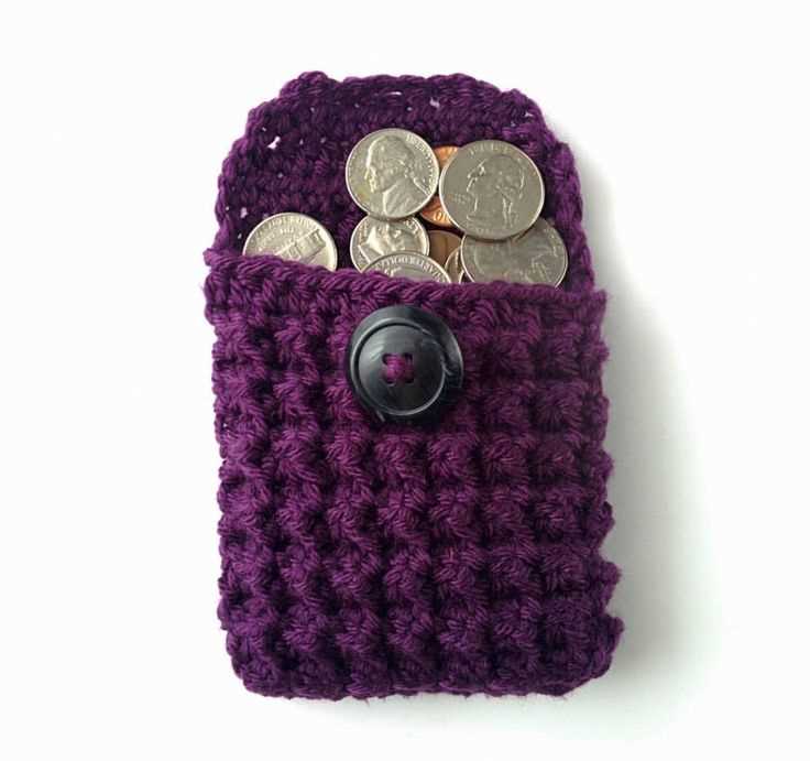 Knit change purse pattern