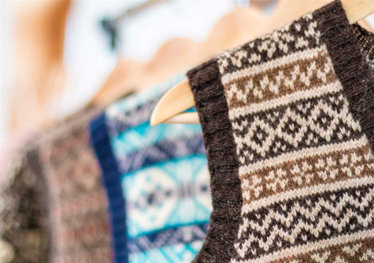 Fair isle headband knitting pattern