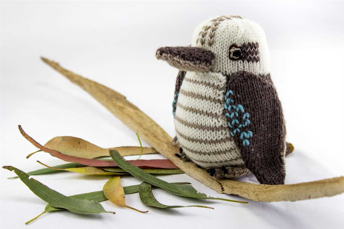 Kiwi bird knitting pattern